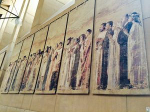Communion of Saints Tapestries at Cathedral of Our Lady of Angels, Los Angeles, California
