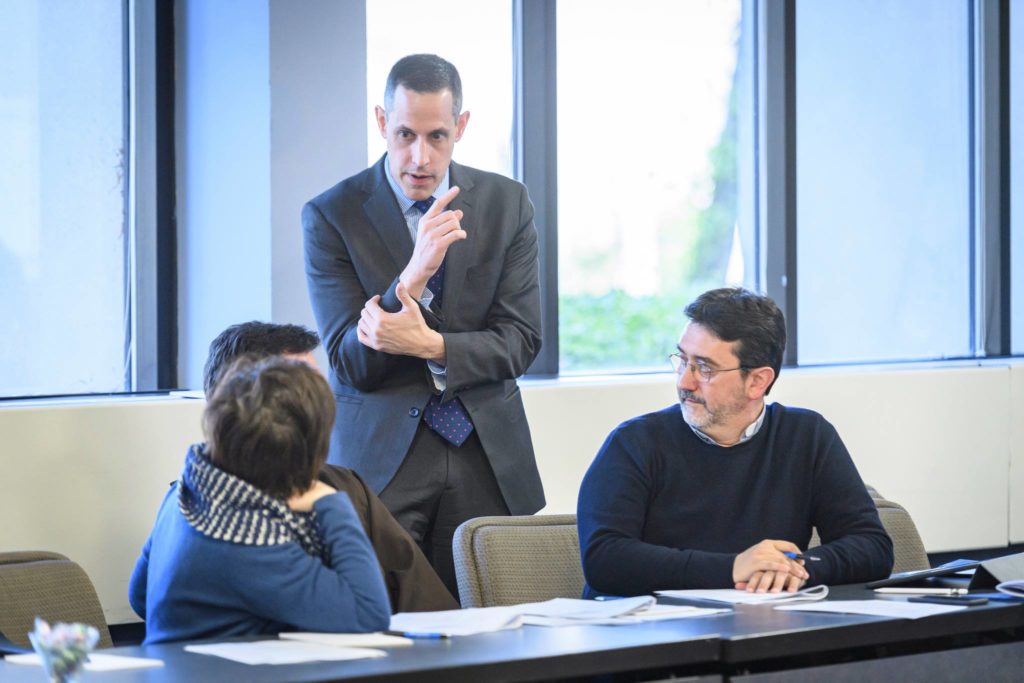 Michael Castrilli Teaching a Course to Students from the Pontifical Lateran University in Rome, Italy